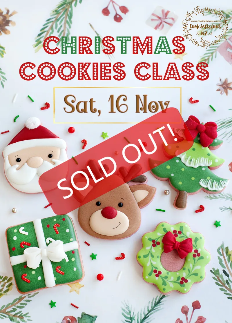 Sat, 16 Nov ~ Christmas Cookie Decorating Class