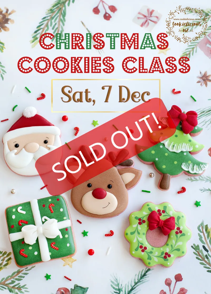 Sat, 7 Dec ~ Christmas Cookie Decorating Class